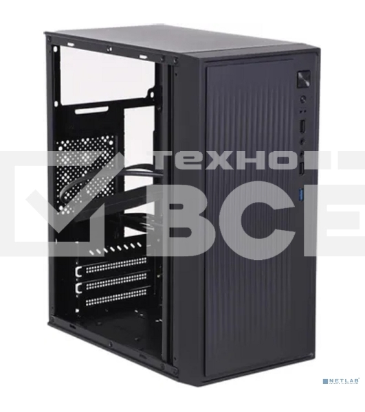 Компьютерный корпус Accord ACC-261B черный без БП mATX 1x80mm 1x92mm 2x120mm 2xUSB2.0 1xUSB3.0 audio