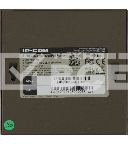 Коммутатор IP-COM 5PORT 4POE M20-POE