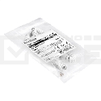 Патч-корд телефонный ExeGate TC4P4C-4M-W (шнур для телефонной трубки, витой, RJ-10 (4P-4C), 4м, белый), фото 1