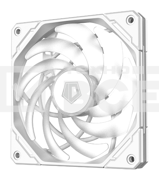 Вентилятор для корпуса ID-Cooling NO-12015-XT ARGb SNOW белый, 120 мм, 2000 об/мин, 31.2 дБ, 4 pin