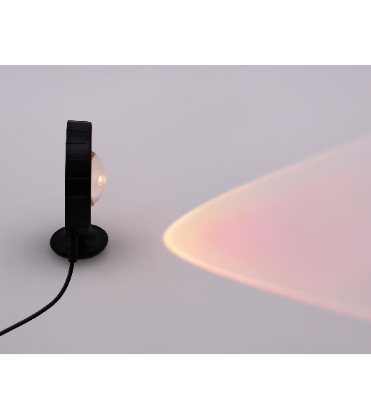 Атмосферная светодиодная настольная лампа Ambrella light DE8383 BK черный LED RGB 3W (ПДУ RGB)