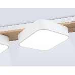Светильник Ambrella light FL4877/3 WH/WD белый/дерево 54W 3000-6000K 680*200*70 (без ПДУ), фото4