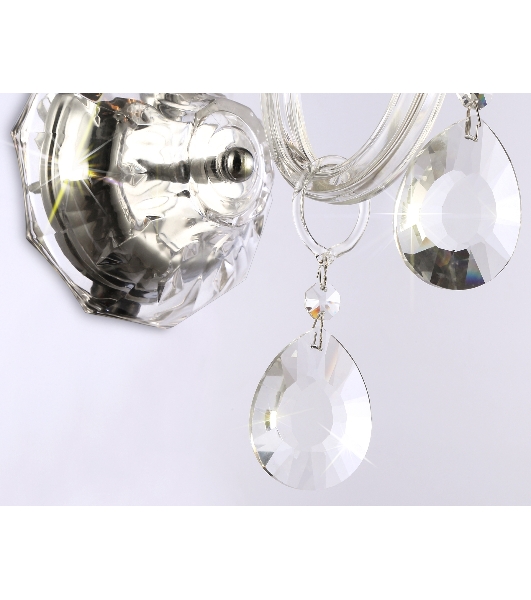 Светильник Ambrella light TR4911 CH/CL хром/прозрачный E14 max 40W 294*160*246