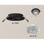 Комплект встраиваемого светильника Ambrella light XC7622020 SBK/CL черный песок/прозрачный MR16 GU5.3 (C7622, N7191), фото 1