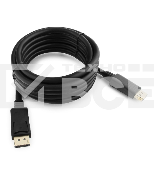 Кабель DisplayPort Gembird/Cablexpert , 3м, 20M/20M, черный, экран, пакет(CC-DP-10)