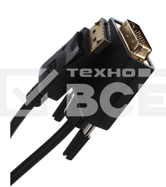 Кабель-переходник DisplayPort---DVI_M/M 1,8м Telecom  <TA668-1.8M> 