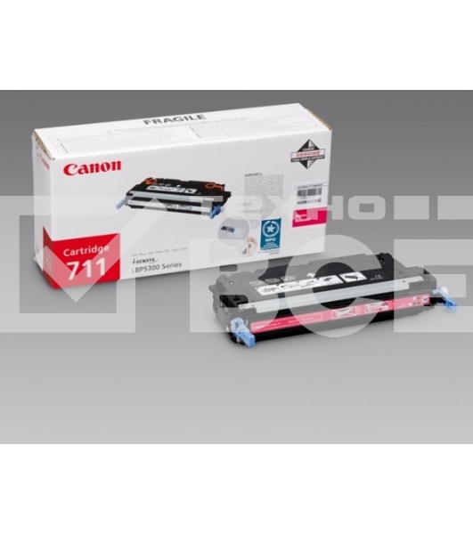 Картридж лазерный Canon 711M (1658B002) пурпурный, 6000 стр., для LBP5300/5360