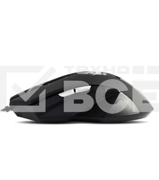 Мышь проводная Crown Gaming CMXG-602 черный, 2200 dpi, USB, кнопки - 6