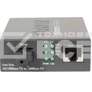 Медиа конвертерFT-806A20 10/100TX - 100Base-FX (WDM) Bi-directional Fiber Converter - 1310nm - 20KM, LFPT