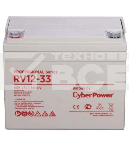 Батарея PS CyberPower RV 12-33 / 12 В 33 Ач