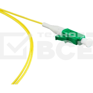 Пигтейл Hyperline FPT-B9-9-LC/UR-1M-LSZH-YL (FPT9-9-LC-UPC-1M) Пигтейл SM 9/125 (OS2), LC/UPC, 1 м, LSZH