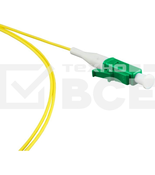 Пигтейл Hyperline FPT-B9-9-LC/UR-1M-LSZH-YL (FPT9-9-LC-UPC-1M) Пигтейл SM 9/125 (OS2), LC/UPC, 1 м, LSZH