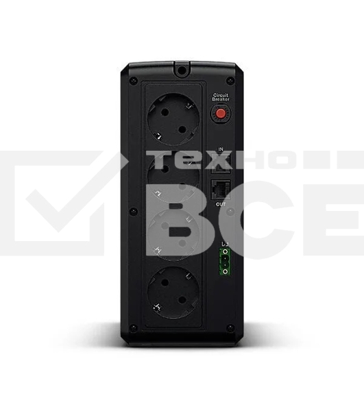 Источник бесперебойного питания UPS CyberPower UT1200EG Line-Interactive 1200VA/700W USB/RJ11/45/Dry Contact (4 EURO)
