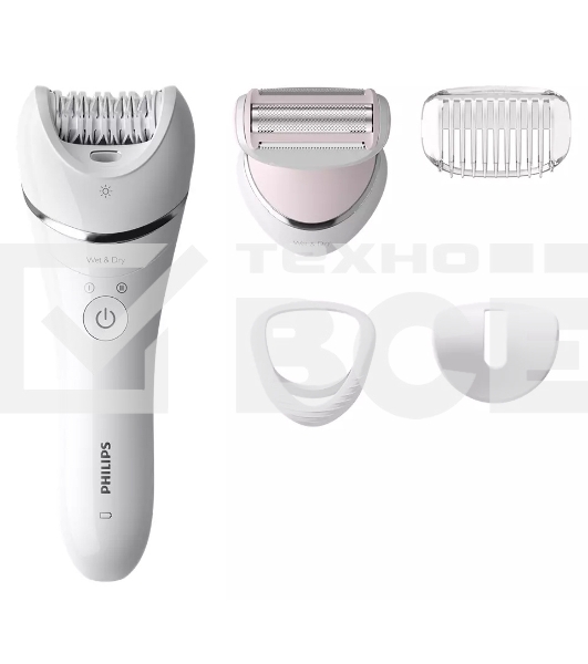 Эпилятор Philips скорости, широкая головка, Wet&Dry, беспроводной