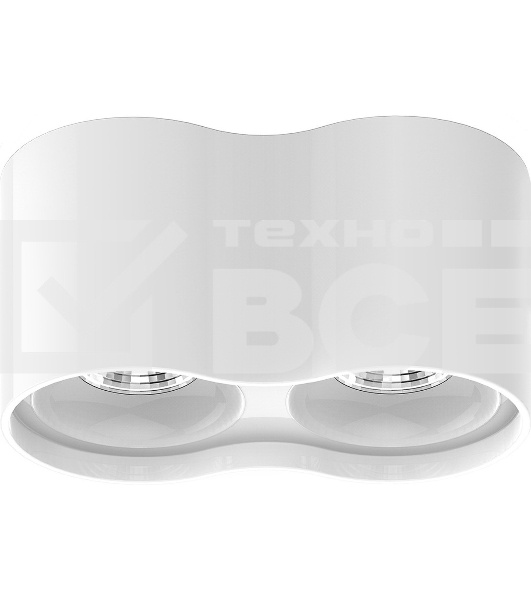 Светильник Gauss Overhead HD032 потолоч. 24Вт 3000K цв.св.:белый теплый белый