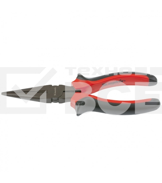 Длинногубцы Black Nickel, 180 мм, прямые, двухкомпонентные рукоятки Matrix