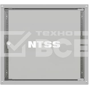 Шкаф коммутационный NTSS Lime (NTSS-WL15U5560GS) настенный 15U 550x600мм пер.дв.стекл несъемн.бок.пан. 30кг серый 110град. IP20 сталь