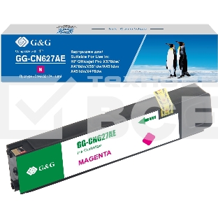 Картридж струйный G&G GG-CN627AE пурпурный (110мл) для HP Officejet Pro X576dw/X476dn/X551dw/X451dw