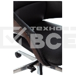 Кресло руководителя Бюрократ _DAO-2 черный кожа с подголов. крестовина алюминий, фото19