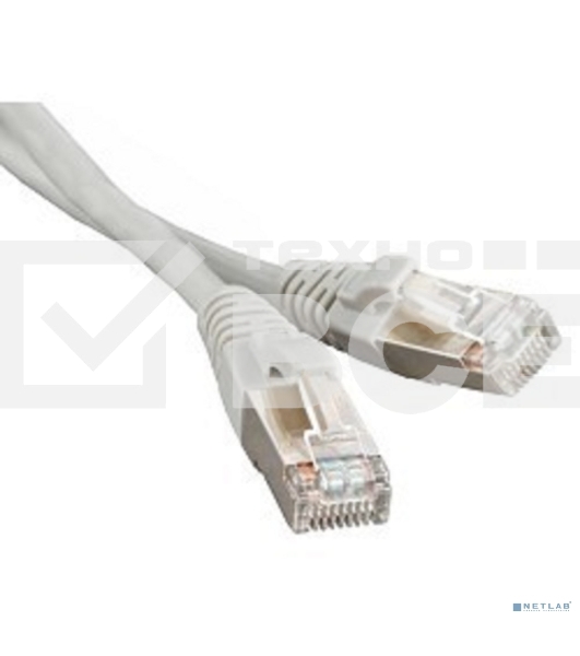Патч-корд Hyperline PC-LPM-STP-RJ45-RJ45-C6-1M-LSZH-GY Патч-корд F/UTP, экранированный, Cat.6, LSZH, 1 м, серый