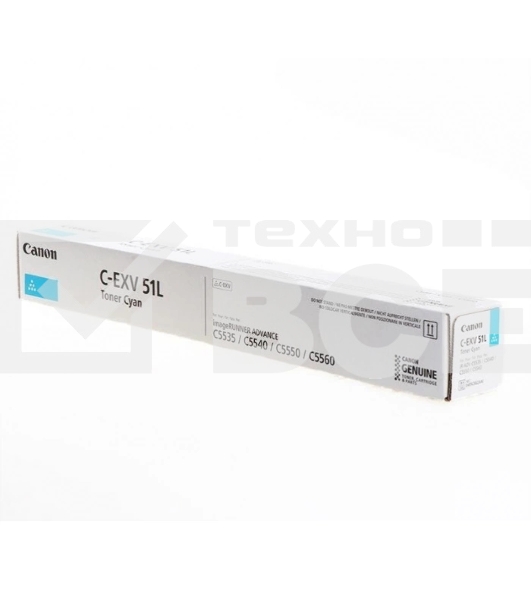 Картридж лазерный C-EXV 51L голубой (26000 стр) для Canon iR Advance C5535/ C5540i / C5550i / C5560i