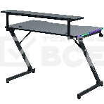 Стол игровой Defender Adamant полка,подвесы,черн,МДФ,RGB, фото4