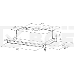 Вытяжка Krona KAMILLA slim 600 white (2 мотора) кухоннаяВстраиваемая; Дизайн: Классический; Режимы работы: Отвод+Циркуляция; Тип управления: Кнопочный; Кол-во скоростей: 3; Тип подсветки: Лампа накаливания; Кол-во ламп: 2; Жиропоглощающий фильтр: есть; Пр, фото2