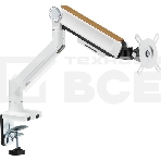 Кронштейн для мониторов Ultramounts UM732W белый/коричневый 17'-32' макс.8кг крепление к столешнице поворот и наклон, фото14