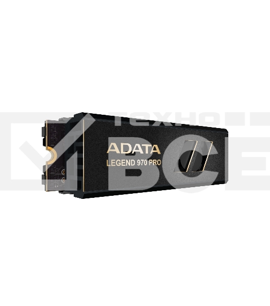 Накопитель SSD ADATA Legend 970 Pro, 1000 Гб, M.2 2280, PCIe 5.0 x4, NVMe 2.0, 3D TLC, R/W 13000/5800 МБ/сек, радиатор с вентилятором