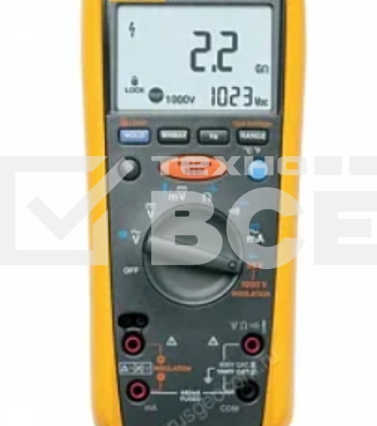 Мультиметр FLUKE 1587цифровая 1000мАДиод тест желтый, черный 0,624кг