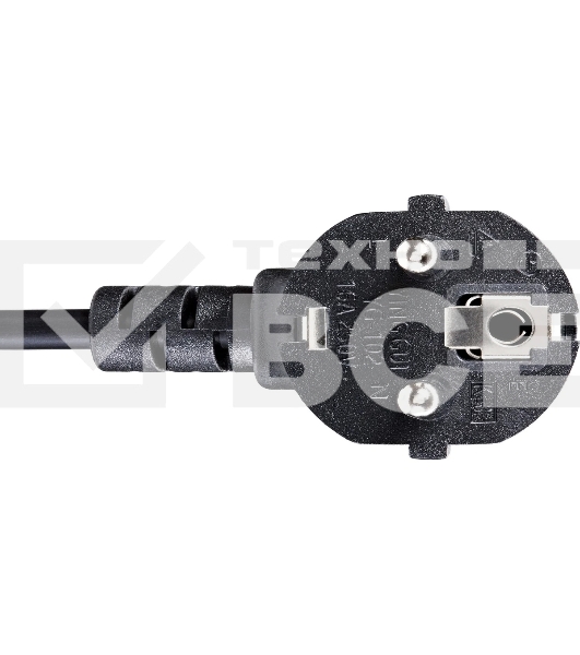 Кабель комп - розетка 220V EU (угловой) 3GX1,5mm2, 1,8m, медь, Telecom