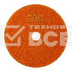 Круг алмазный KRANZ гибкий шлифовальный Черепашка 100 мм, P200, сухое шлифование, фото 1