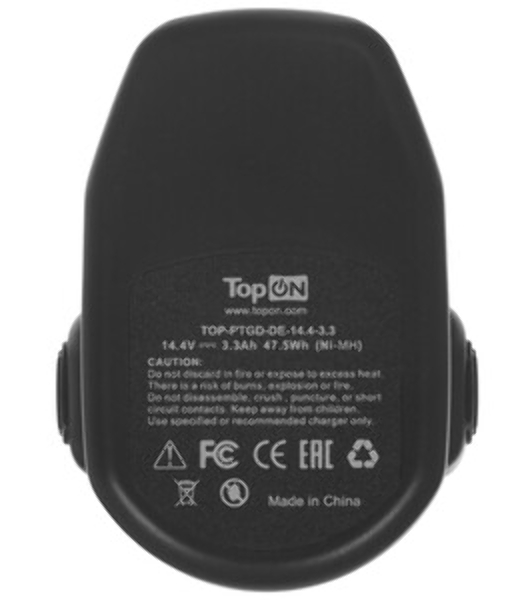 Аккумулятор TopON для электроинструмента DeWalt TOP-PTGD-DE-14.4/A/