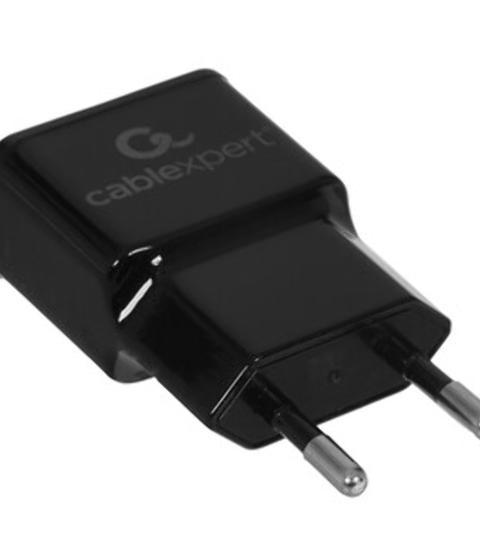 Сетевое зарядное устройство Cablexpert MP3A-PC-12 100/220V - 5V USB 2 порта, 2.1A, черный