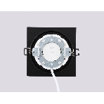 Светильник Ambrella light TN52342 SBK/GBK черный песок/черный глянец GX53 max 12W 115*115*25, фото4