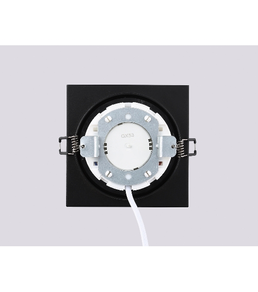 Светильник Ambrella light TN52342 SBK/GBK черный песок/черный глянец GX53 max 12W 115*115*25