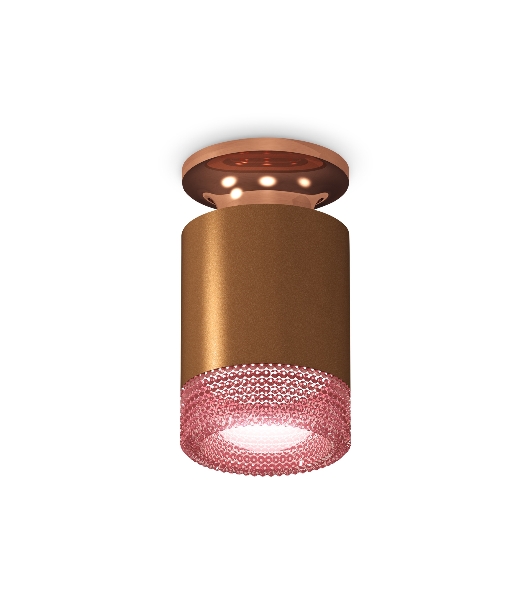 Светильник Ambrella Light XS6304151 SCF/PPG/PI кофе песок/золото розовое полированное/розовый MR16 GU5.3 (N6906, C6304, N6152)