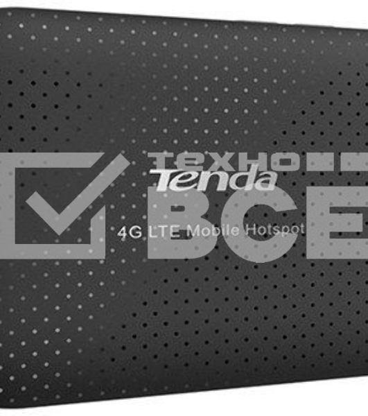 Мобильный роутер Tenda 4G185 4G LTE, встроенная батарея 2100 мАч; поддержка карт памяти до 32Гб