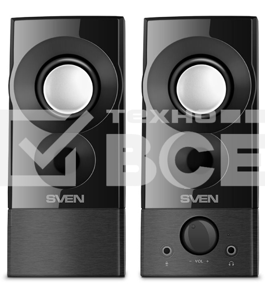 Колонки Sven 357, чёрный (6 Вт, питание USB)