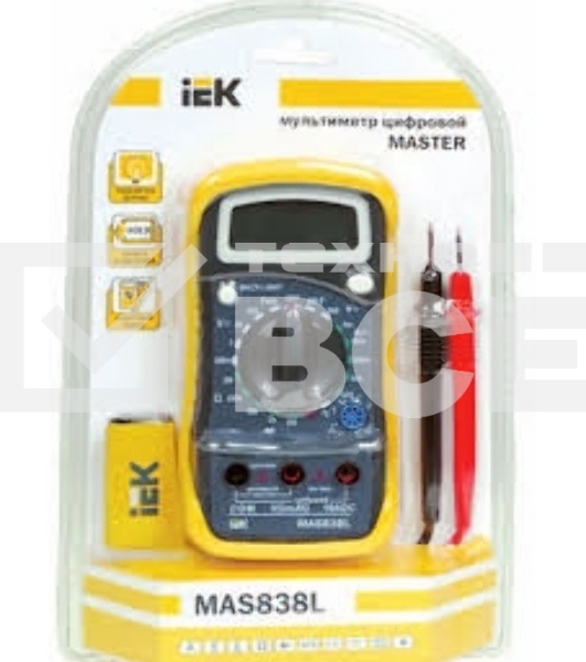 Мультиметр IEK Master MAS838Lцифровой