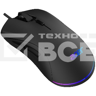 Мышь проводная Acer OMW190 черный, 6400 dpi, USB, кнопки - 6