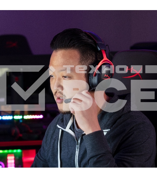 Наушники с микрофоном HyperX Cloud II черный/красный 1м мониторные оголовье (4P5M0AA)