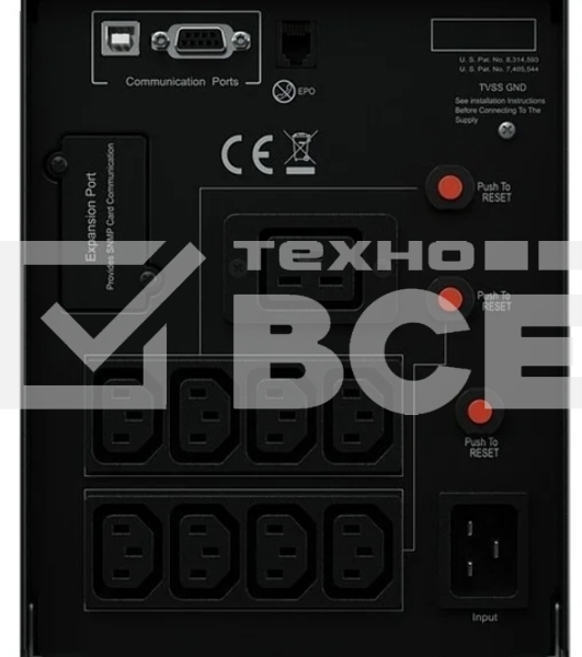 Источник бесперебойного питания CyberPower PR2200ELCDSL 2200VA/1980W USB/RJ11/45 (9 IEC)