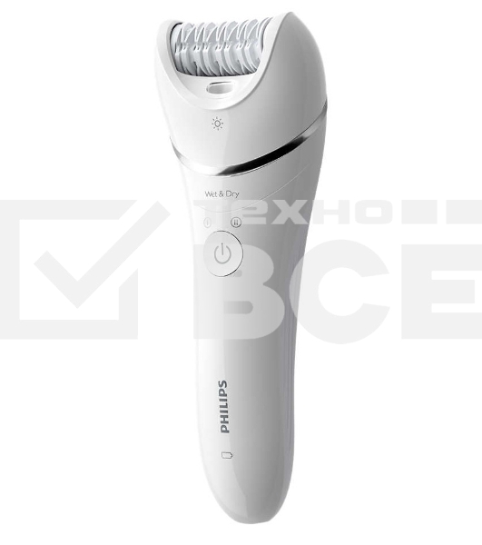 Эпилятор Philips скорости, широкая головка, Wet&Dry, беспроводной