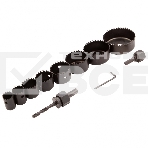 Набор кольцевых пил Matrix по дереву, 19-64 мм 11 предм, фото 1