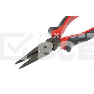 Длинногубцы Black Nickel, 180 мм, прямые, двухкомпонентные рукоятки Matrix