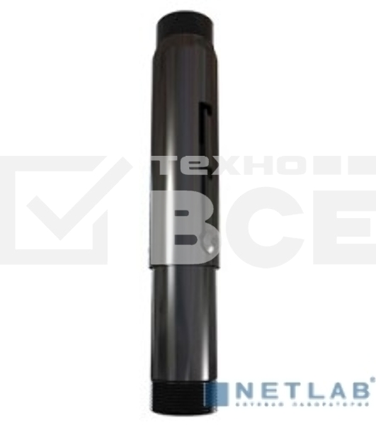 Штанга Wize потолочная 180-240 см с кабельным каналом, до 227 кг, черный EA68