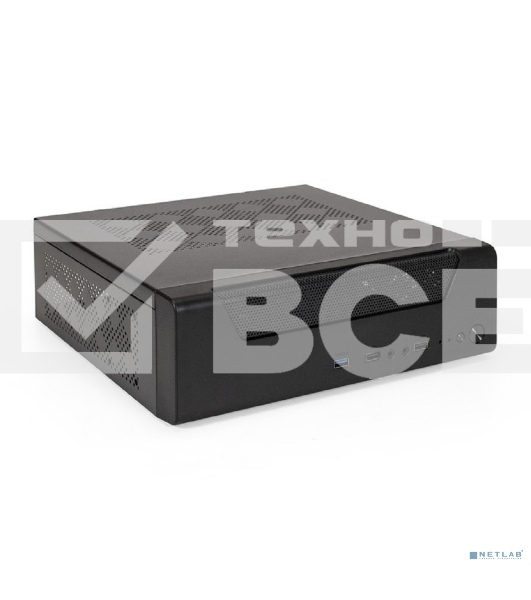 Компьютерный корпус Desktop ExeGate FL-102-TPS450 (mini-ITX, БП TPS450 с вент. 8см, 2*USB + 1*USB3.0, аудио, черный)