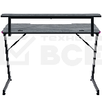 Стол игровой Defender Adamant полка,подвесы,черн,МДФ,RGB, фото3