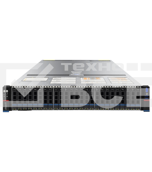 Серверная платформа/ Gooxi SR201-D25RE-G2 2U 25bay server with expander bp, based on AMD 9004 platform 2xPCIe 4.0x16; 4xPCIe 4.0x8 2x 2.5